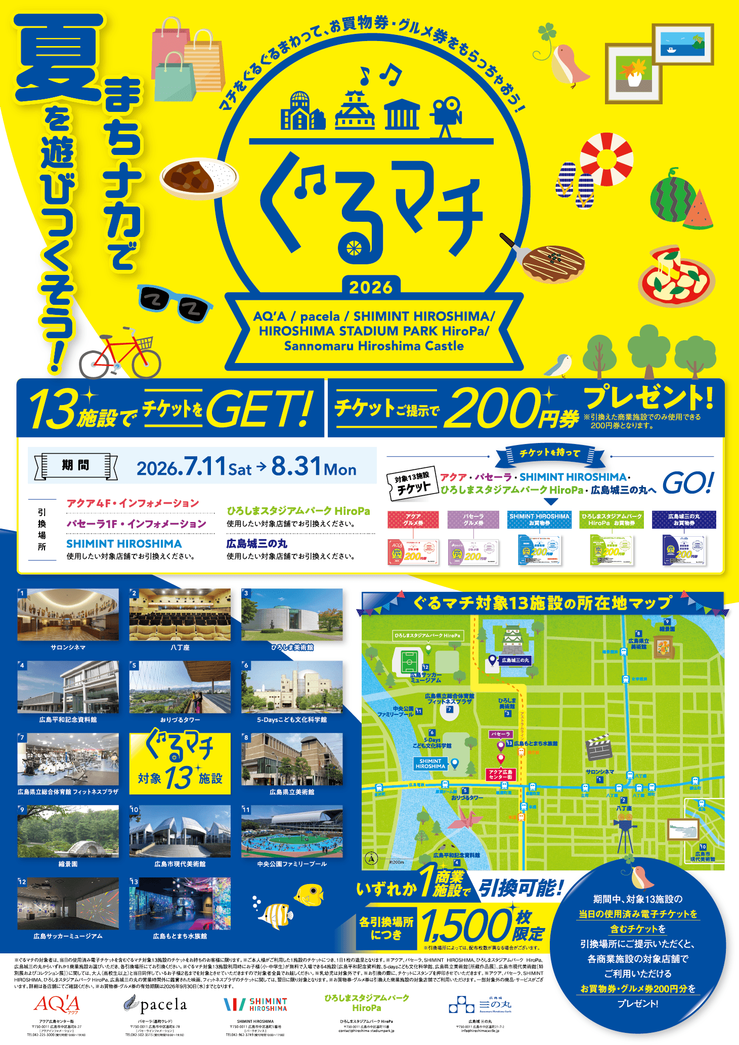 ぐるマチ ～ まちナカで夏を遊びつくそう！ ～ | ひろしまスタジアムパーク